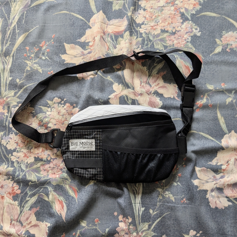 Black Fanny Pack Made Of Recycled Materials